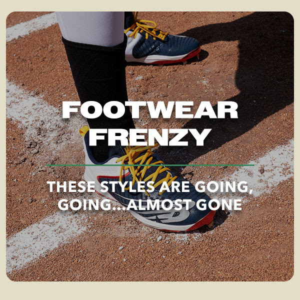 Baseball Savings Footwear Frenzy